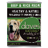Daves Naturally Healthy Beef & Rice Canned Dog Food 13oz 12 Case  Daves, daves, pet food, naturally health, beef, rice, Canned, Dog Food